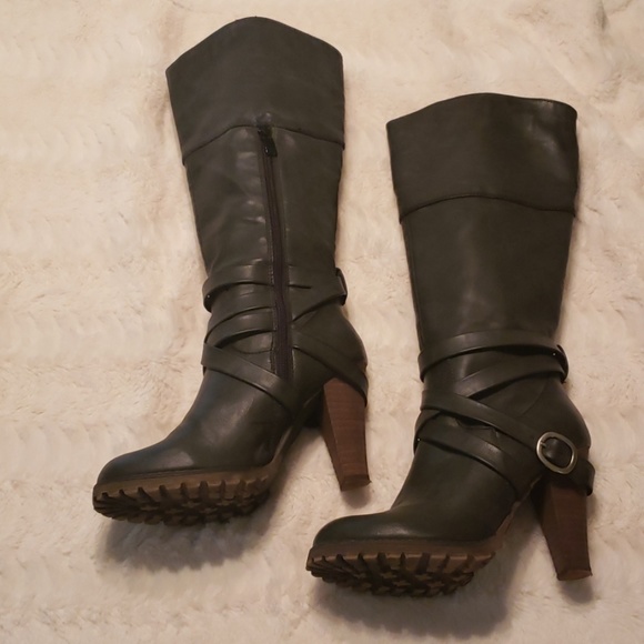 marcel corseted knee high boot